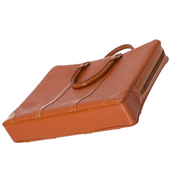 Louis Vuitton Porte Documents Voyage Business Bag M54473 Light Brown Epi - Picture 9 of 11